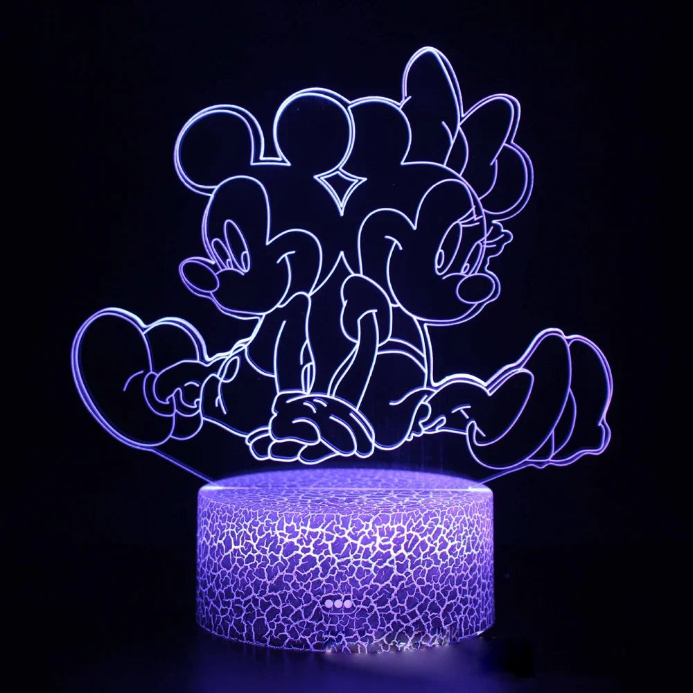 Mickey Mouse 3D Illusion Lamp