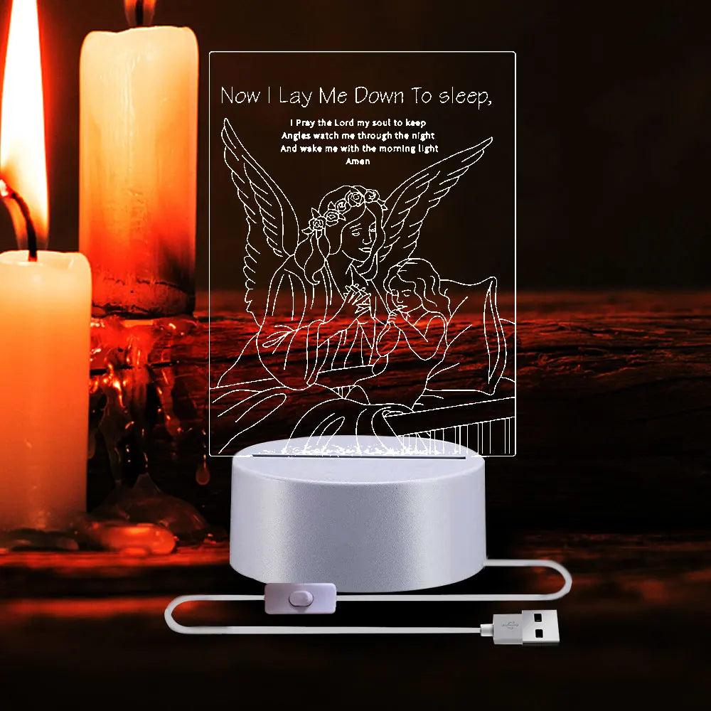 Crucifixion of Jesus 3D Illusion Lamp