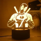 Avengers 3D LED Light Lamp Action