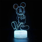 Mickey Mouse 3D Illusion Lamp