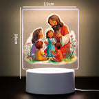 Religion 3D Night Light For Home Room Decoration