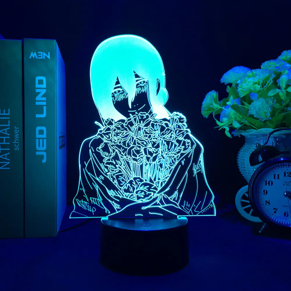 Chainsaw Man 3d Led Light Lamp