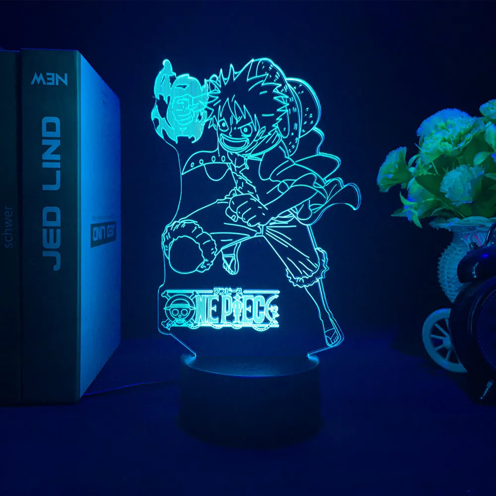 One Piece 3D illusion lamp