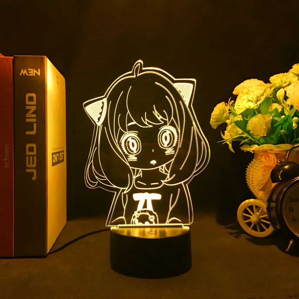 Spy X Family 3D Led Light Lamp