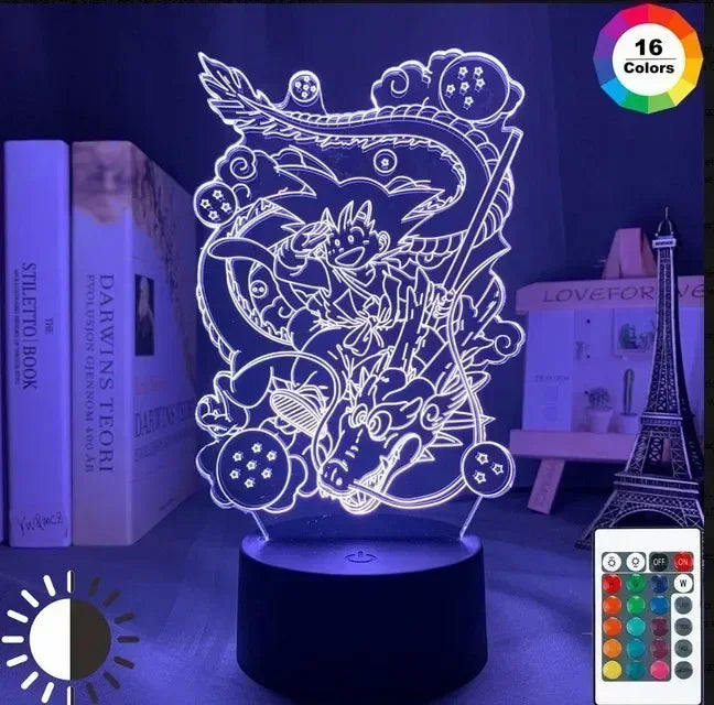 Dragon ball Z LED Night Light 3D Lamp