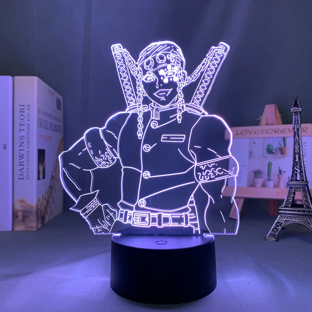 Kimetsu No Yaiba 3d LED Light Night