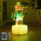 One Piece  Anime Figures 3D Lamp