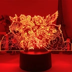 Kimetsu No Yaiba 3d LED Light Night