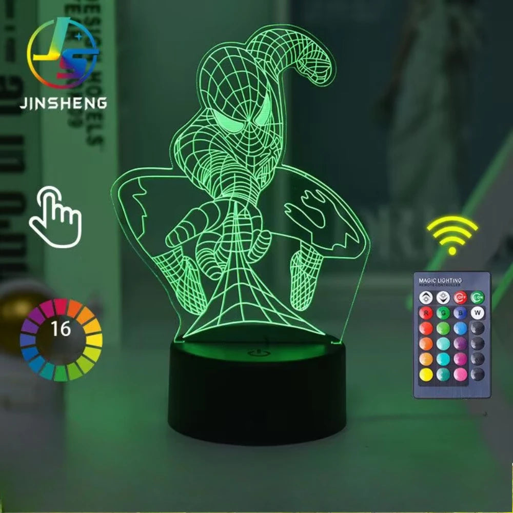 2024 Spiderman LED Night Lamp