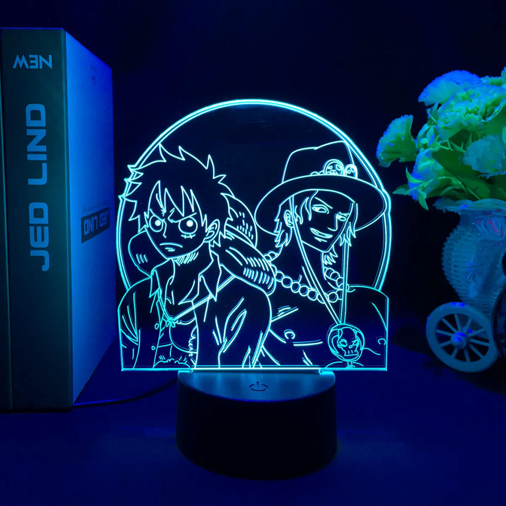 One Piece 3D illusion lamp
