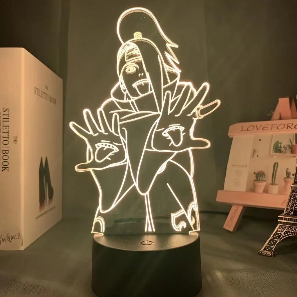 Naruto 3D Led light decoration