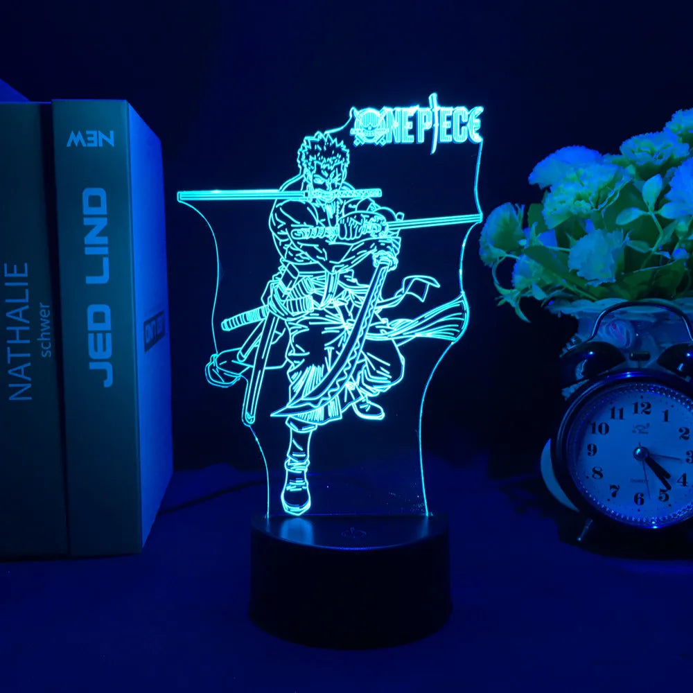 One Piece 3D illusion lamp