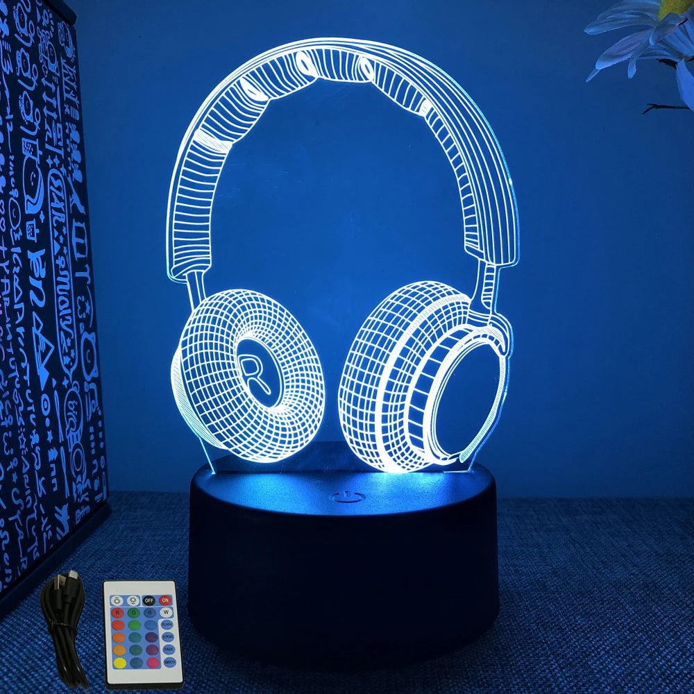 NEON GAMER 3D Lamp LED Night Light