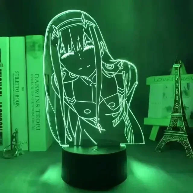 Anime Lamp Zero Two Figure