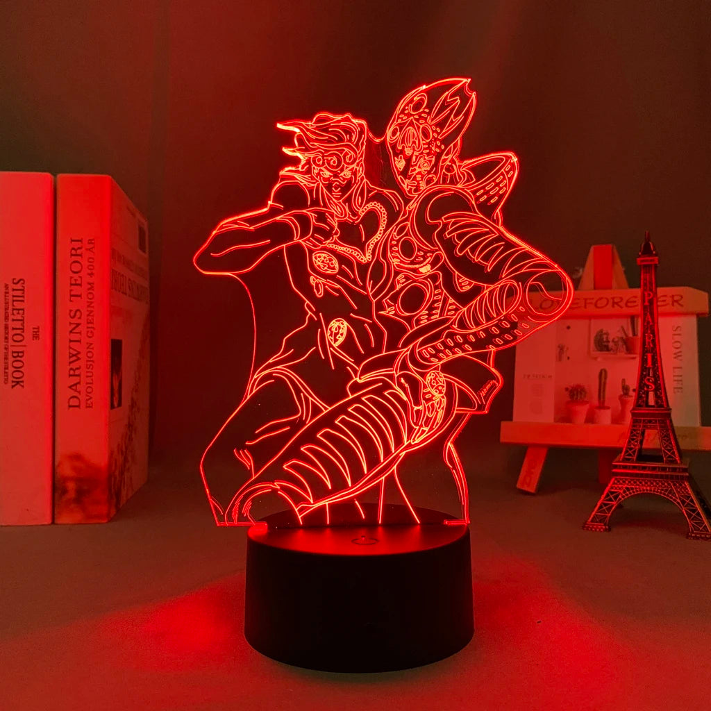 JoJo Bizarre Adventure 3d Night Light LED lamp
