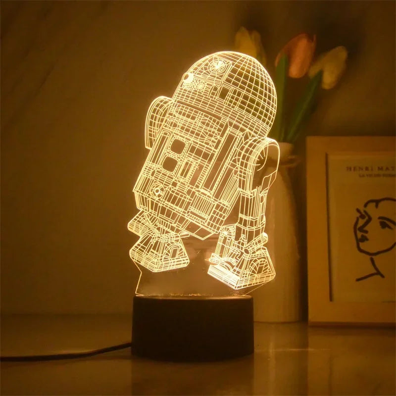 Avengers 3D LED Light Lamp Action