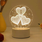 Love Heart Decorative Night Light LED