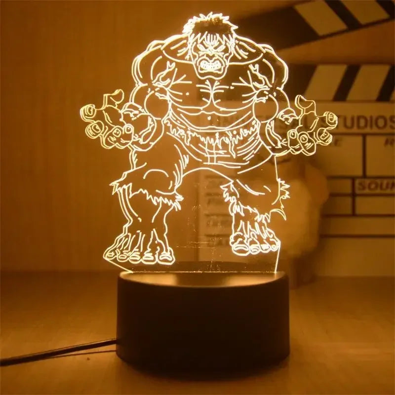 Avengers 3D LED Light Lamp Action