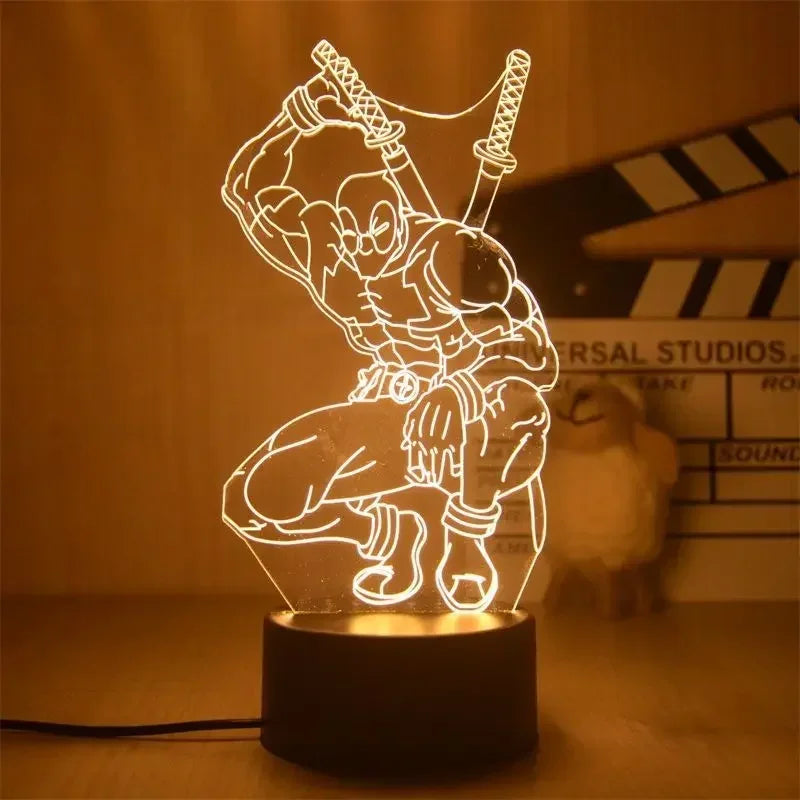 Avengers 3D LED Light Lamp Action