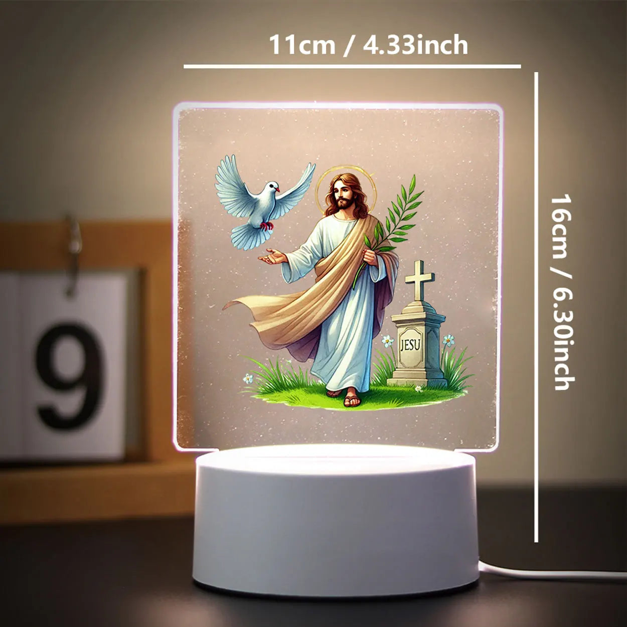 Religion 3D Night Light For Home Room Decoration