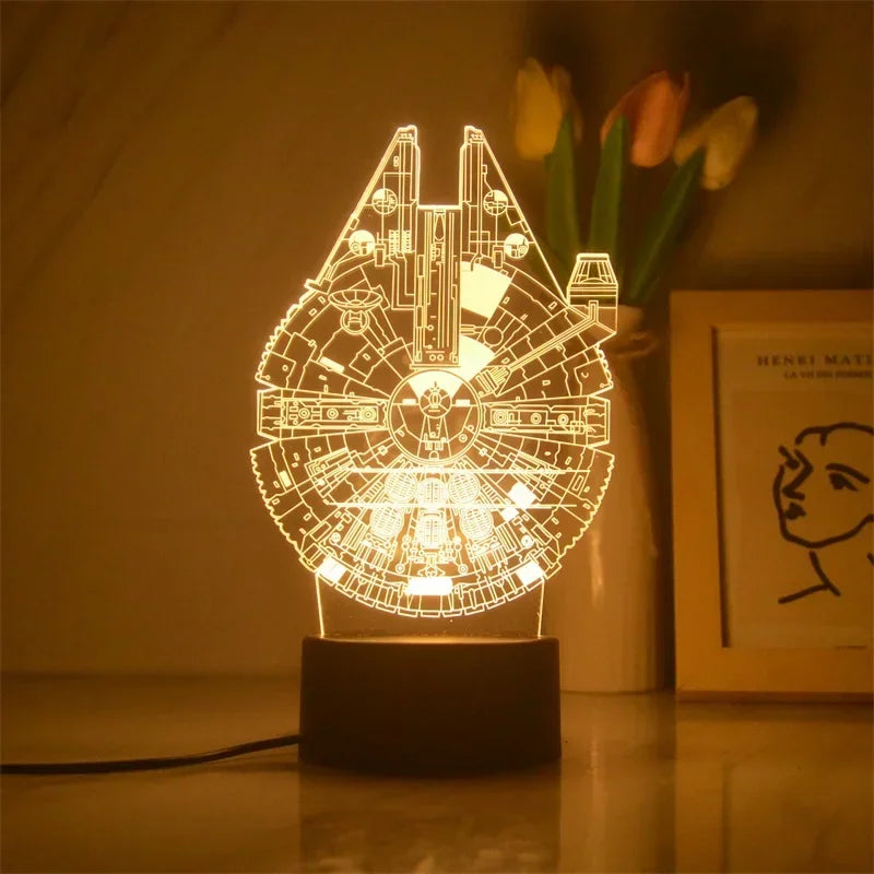 Avengers 3D LED Light Lamp Action