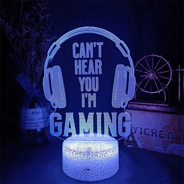 Gaming Setup RGB 3D LED Lamp