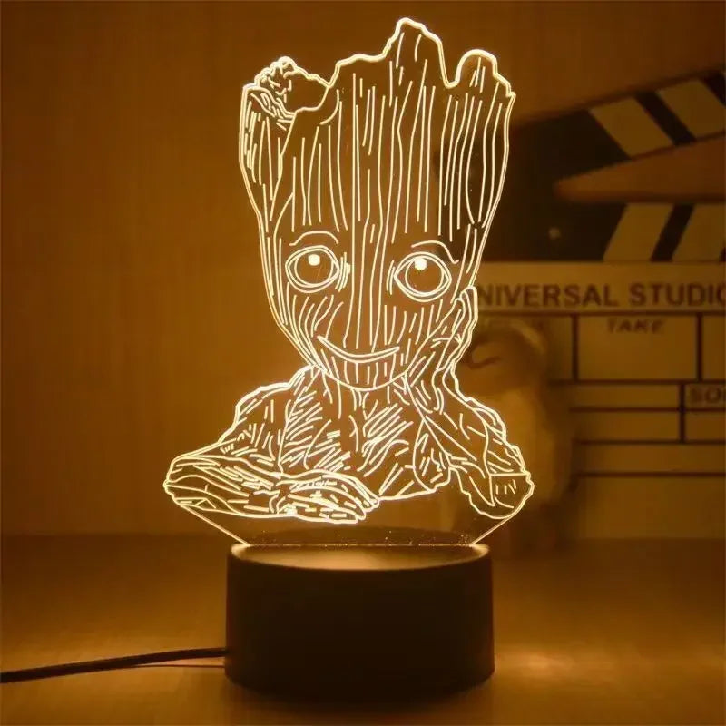 Avengers 3D LED Light Lamp Action