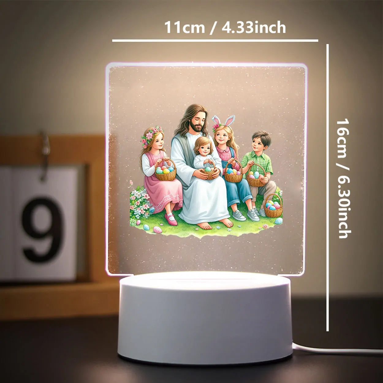 Religion 3D Night Light For Home Room Decoration
