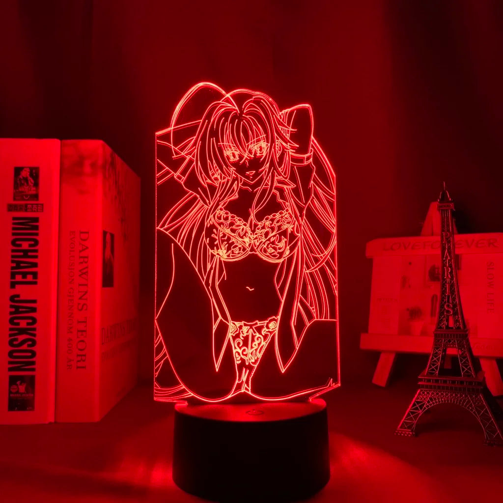 High School DxD 3D LED Lamp