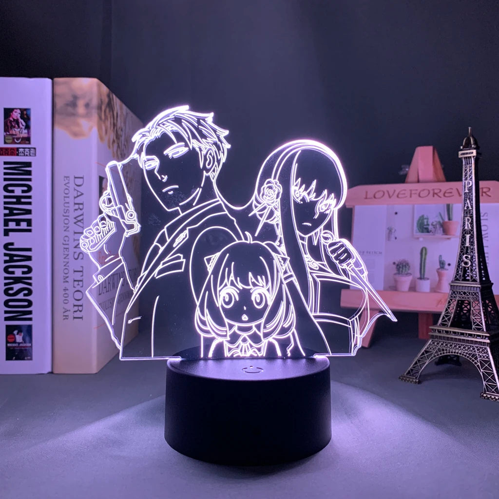 Spy X Family 3D Led Light Lamp