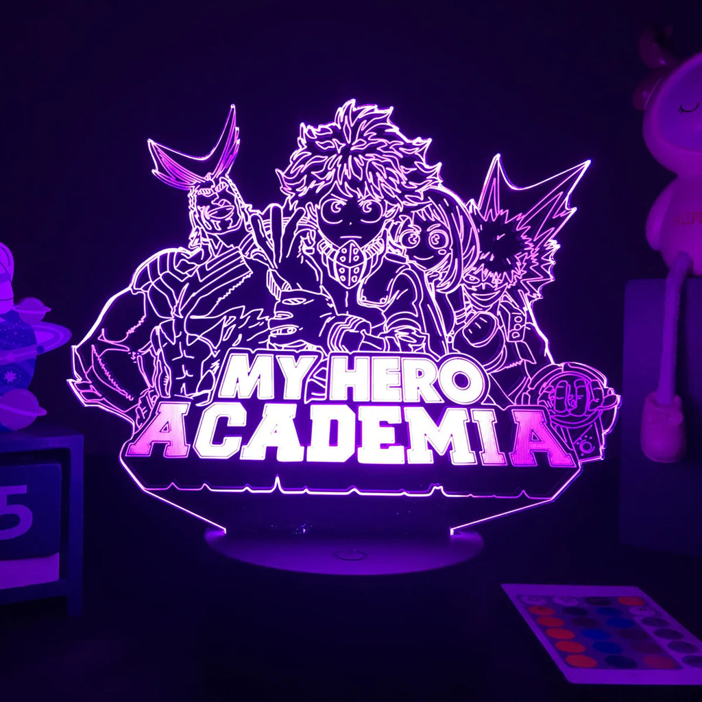 My Hero Academia Led 3D LED LIGHT