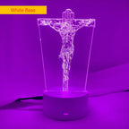 Jesus Shaped Church 3D LED lighting