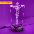 Jesus Shaped Church 3D LED lighting