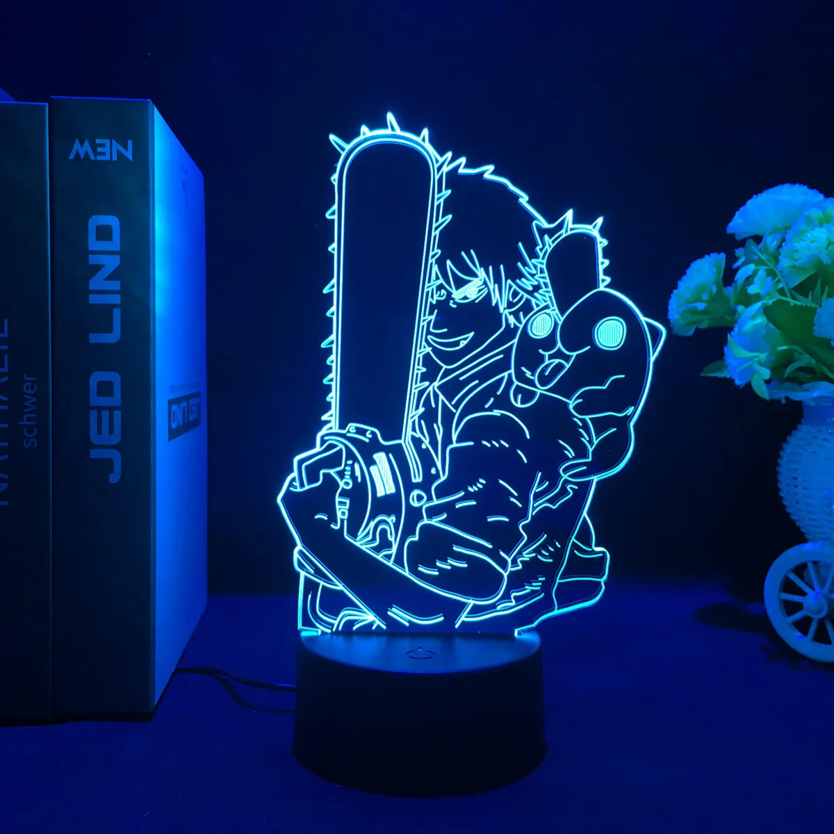Chainsaw Man 3d Led Light Lamp