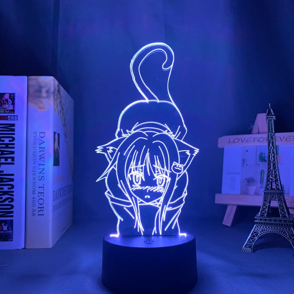 High School DxD 3D LED Lamp