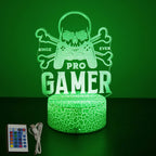 NEON GAMER 3D Lamp LED Night Light