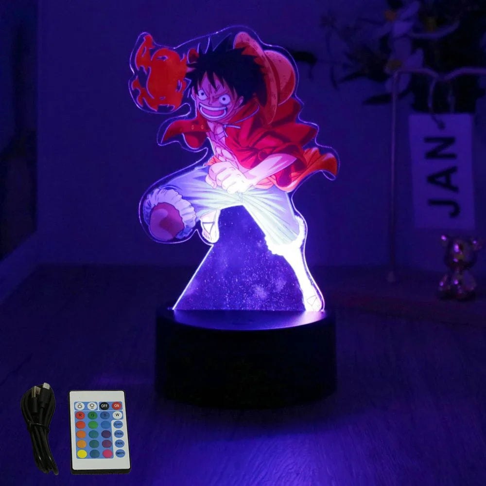 One Piece  Anime Figures 3D Lamp