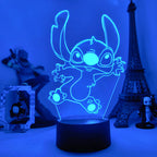 Lilo & Stitch Cartoon 3D Lamp Figure LED Night