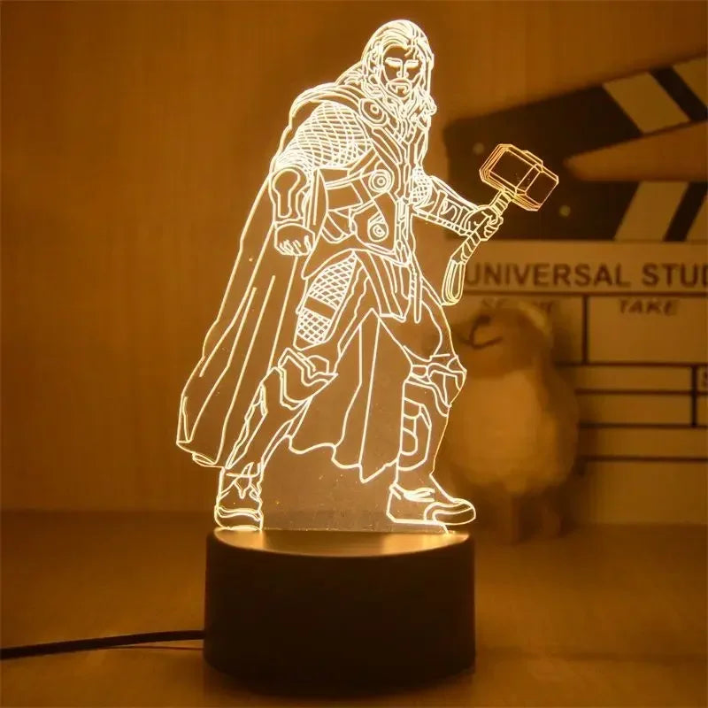 Avengers 3D LED Light Lamp Action