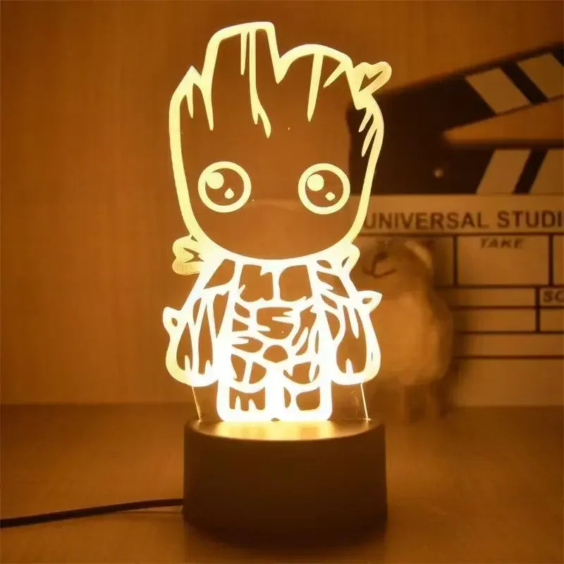 Avengers 3D LED Light Lamp Action