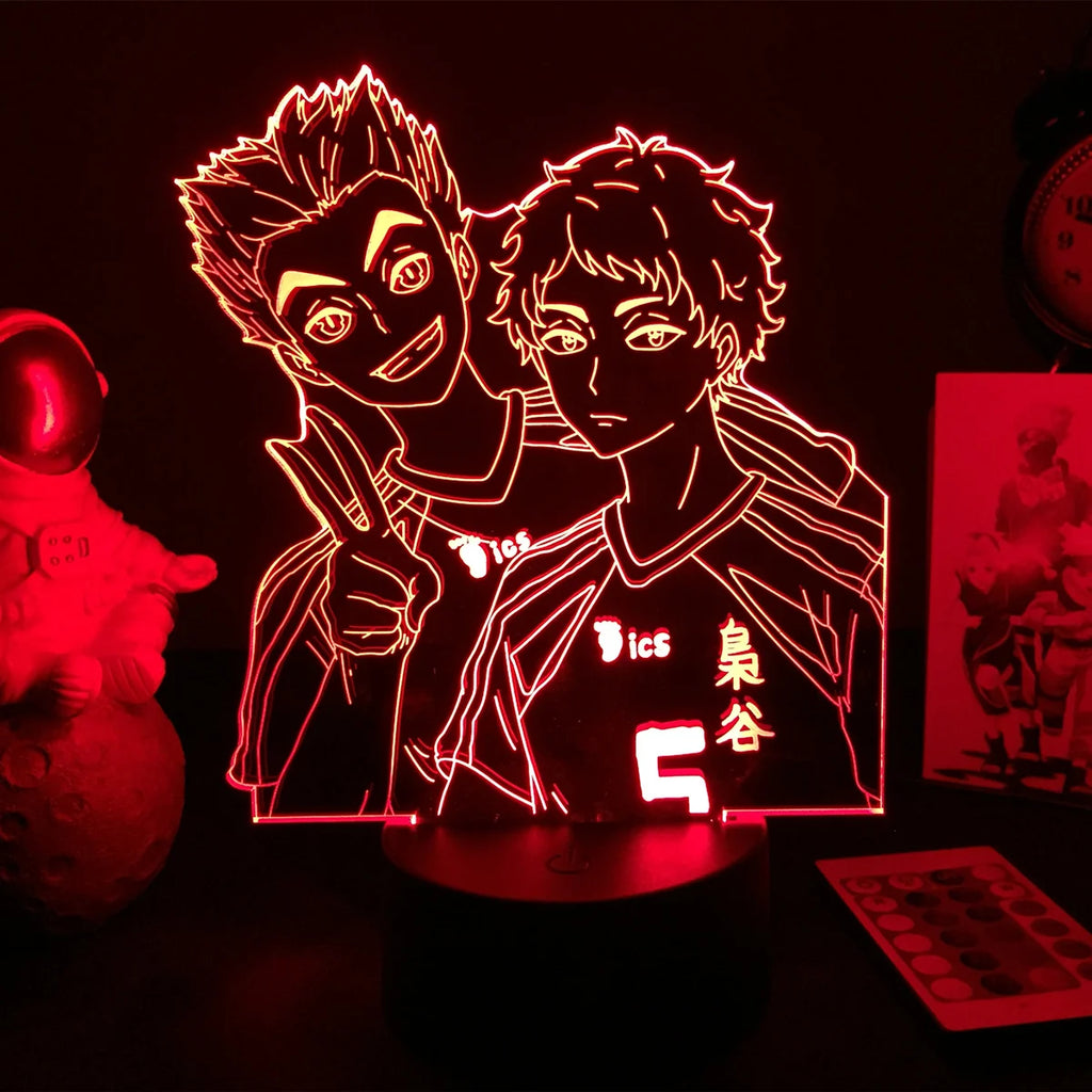 Haikyuu 3d LED Lamp
