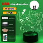 3D Illusion Stitch LED Night Light