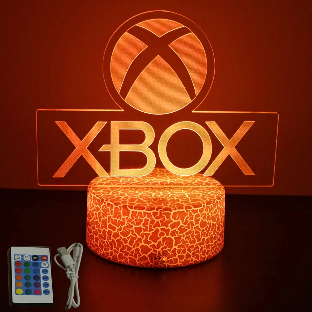 NEON GAMER 3D Lamp LED Night Light