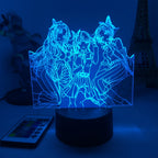 Kimetsu No Yaiba 3d LED Light Night