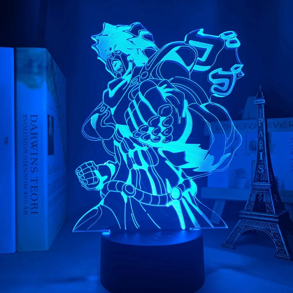 JoJo Bizarre Adventure 3d Night Light LED lamp