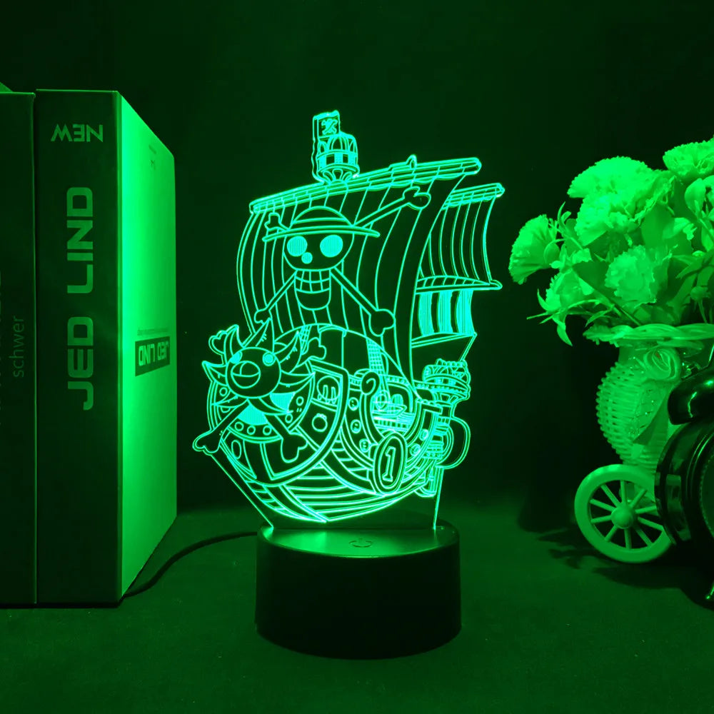 One Piece 3D illusion lamp