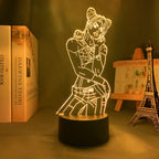 JoJo Bizarre Adventure 3d Night Light LED lamp