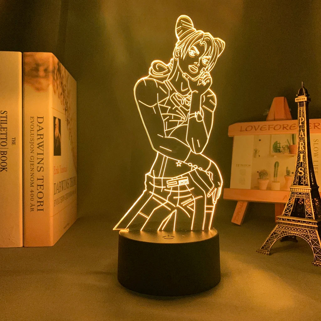 JoJo Bizarre Adventure 3d Night Light LED lamp