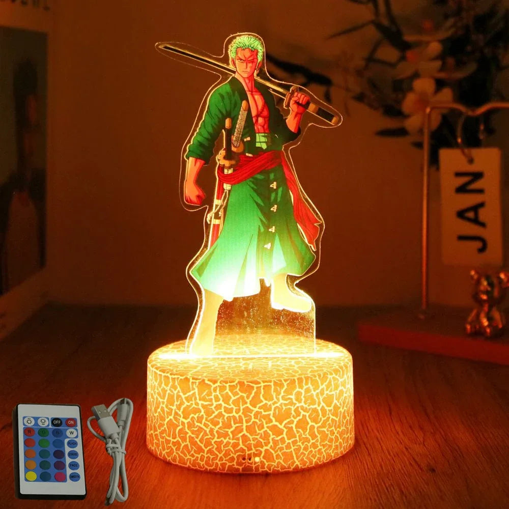 One Piece  Anime Figures 3D Lamp