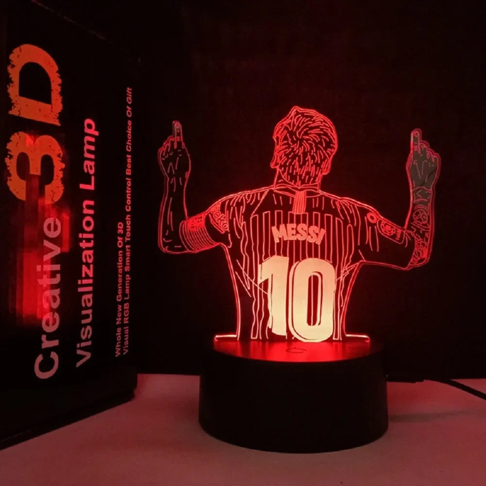 Messi 3D Illusion Night Light